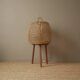 Vintage handmade Scandinavian bohemian country rooster cage lamp