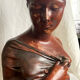 Bust of the Recamier in painted plaster