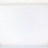 Vintage serving tray with flowers