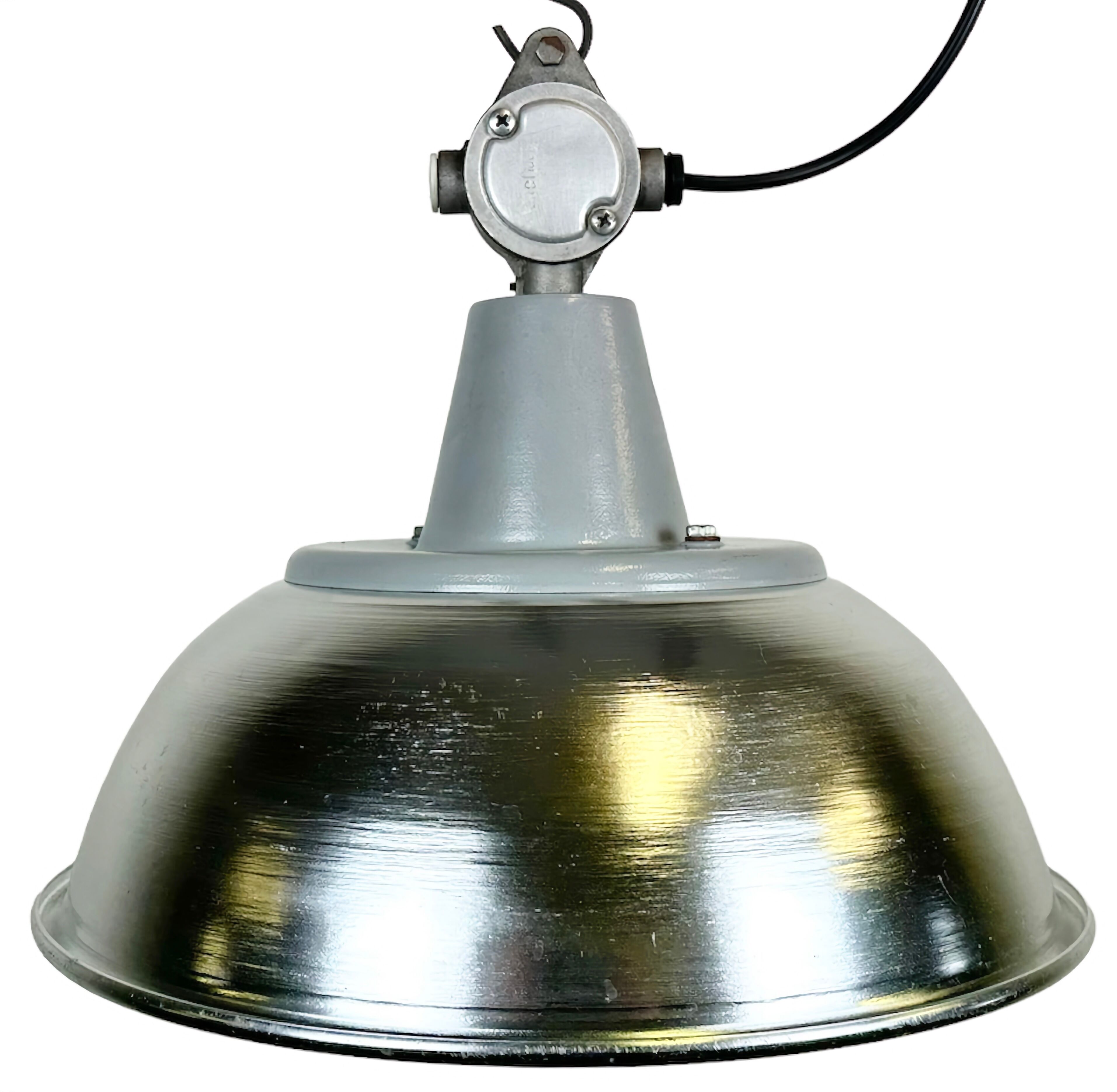 Industrial Italian Aluminium Pendant Lamp from Fael Luce, 1970s