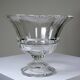 Coupe Médicis en verre cristalin, cristal de Bohême Artunion vintage