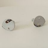 Antique enamelled cast iron wall hook from the 30s/40s