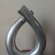 Contemporary design vase in cast aluminum