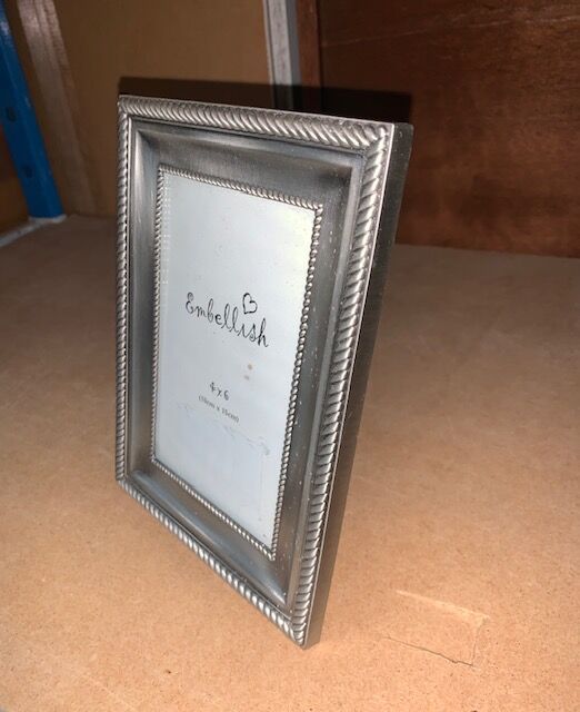 Silver Brass Photo Frame