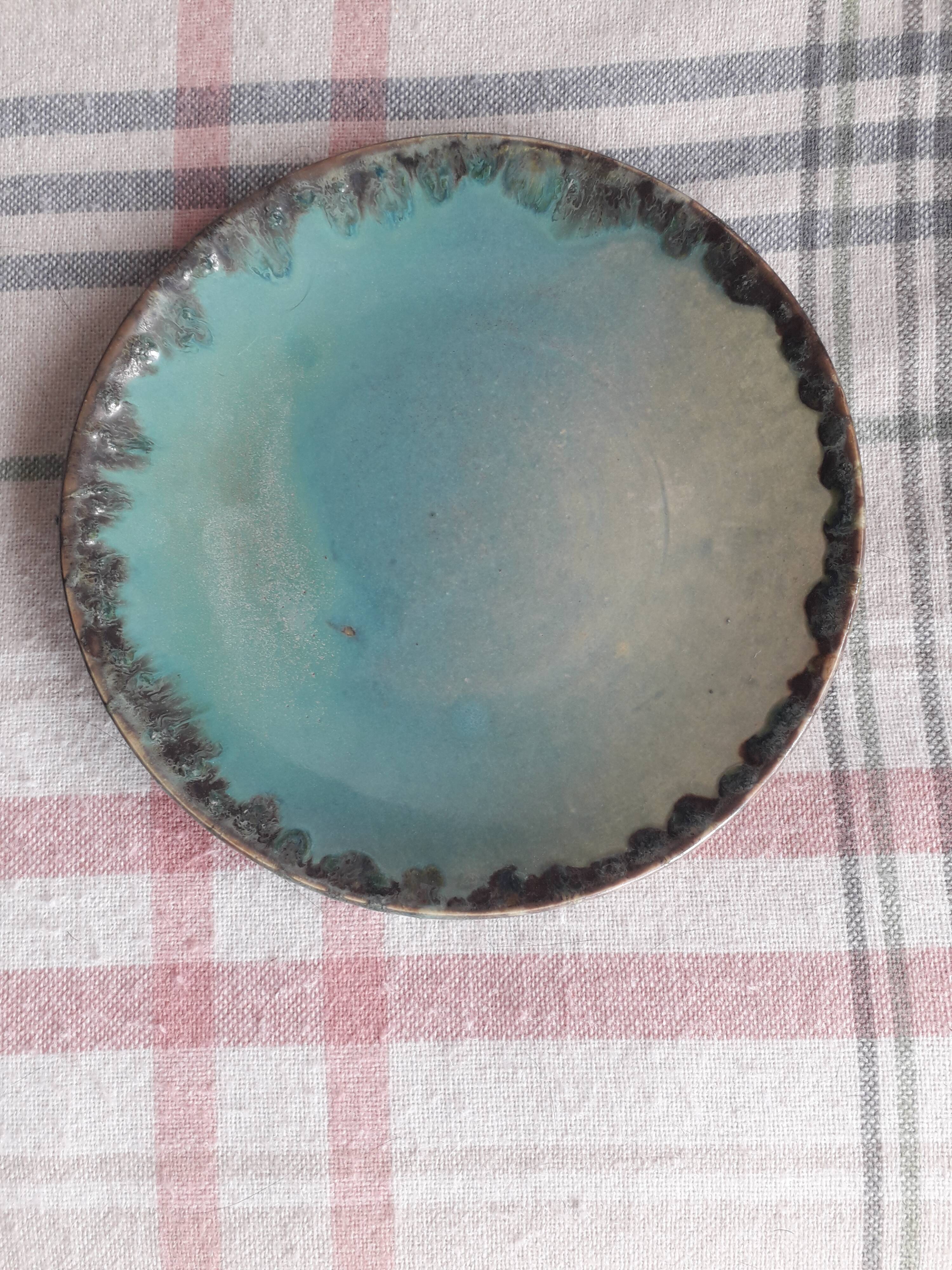 Vintage ceramic signed Gréber