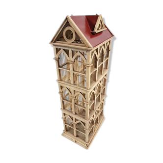 A vintage bird cage