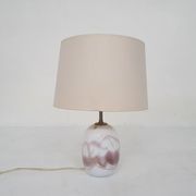 Michael Bang "Sakura" glass table light for Holmegaard, Denmark 1980's