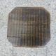 Tabouret de ferme tripode, assise hexagonale, bois massif, années 50-60