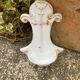 Old porcelain wall font