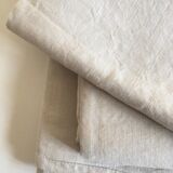 19th Raw linen tablecloth length 290 cm