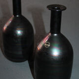 Pair of italian glass vases