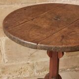 19th century oak pedestal table