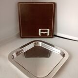 Tray in silver metal Chanel