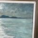 Large painting of the Mediterranean seaside in Toulon, signed Jean Vincent