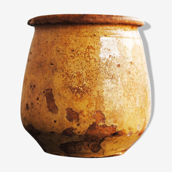 Miniature jar glazed terracotta time XIX