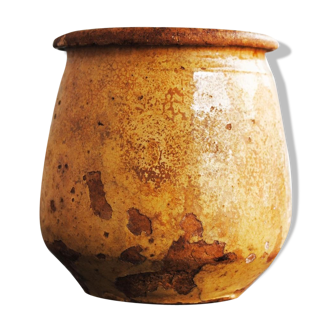 Miniature jar glazed terracotta time XIX