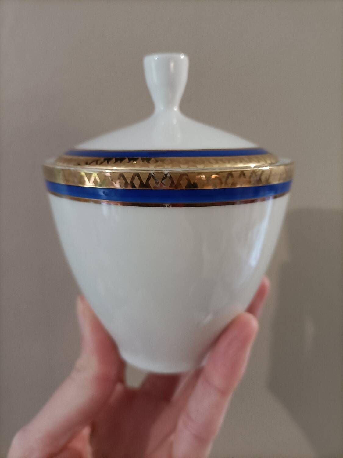 Retro sugar bowl Hertel Jacob Bavaria Germany