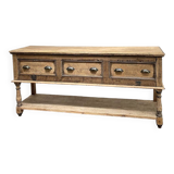 Console en chêne massif