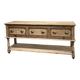 Solid oak console