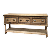 Solid oak console
