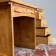 1950s oak veneer desk
