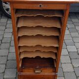 Old cabinet wooden curtain binder