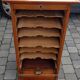 Old cabinet wooden curtain binder