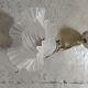 Art Nouveau tulip wall lamp