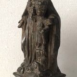 Sculpture of the Virgin and Child crowned