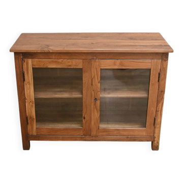 Solid teak display case, India – Early 20th century