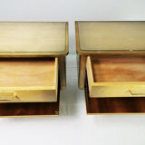 Pair of bedside tables, origin Germany, 1960s