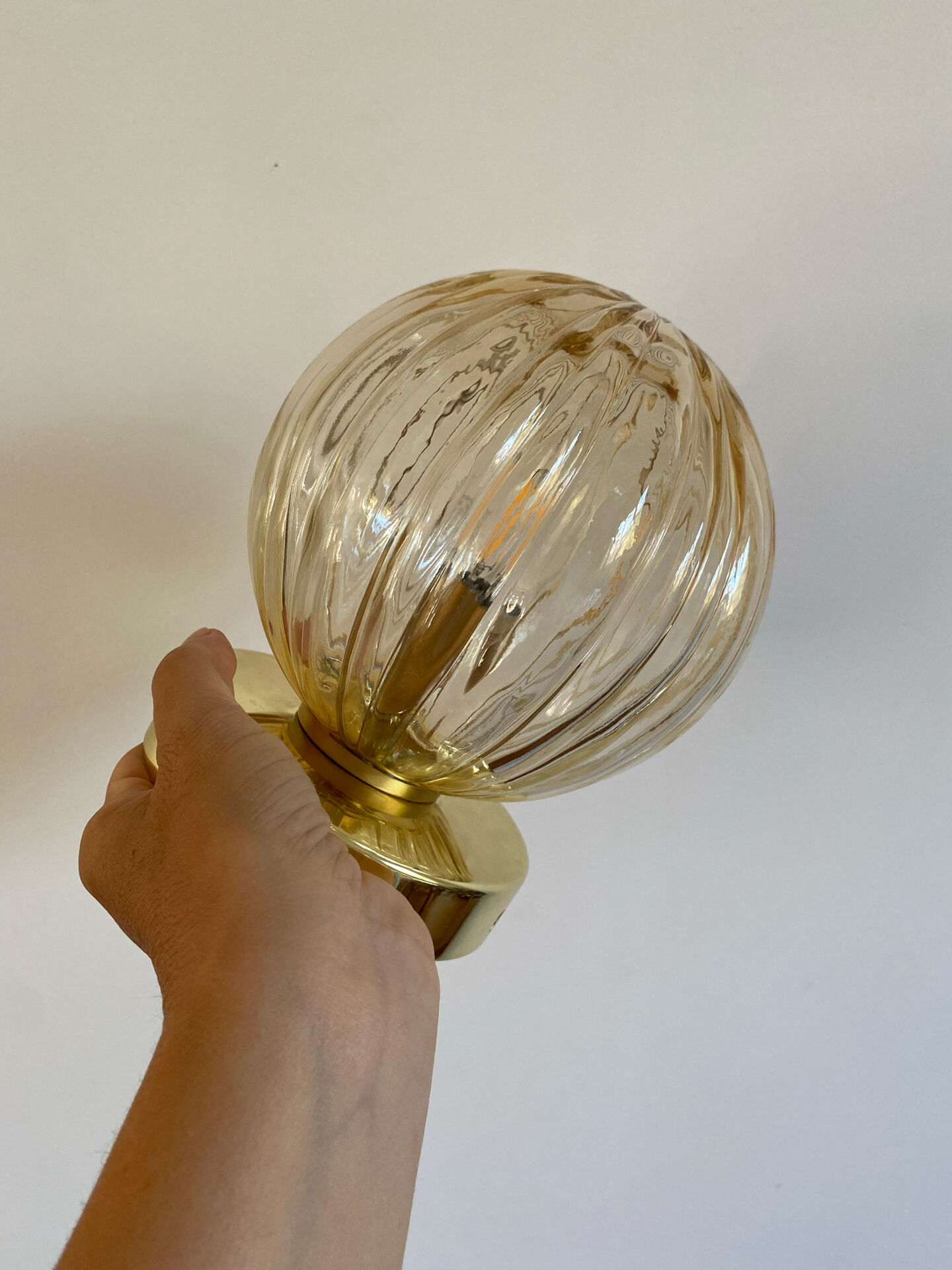 Vintage globe wall light or ceiling light