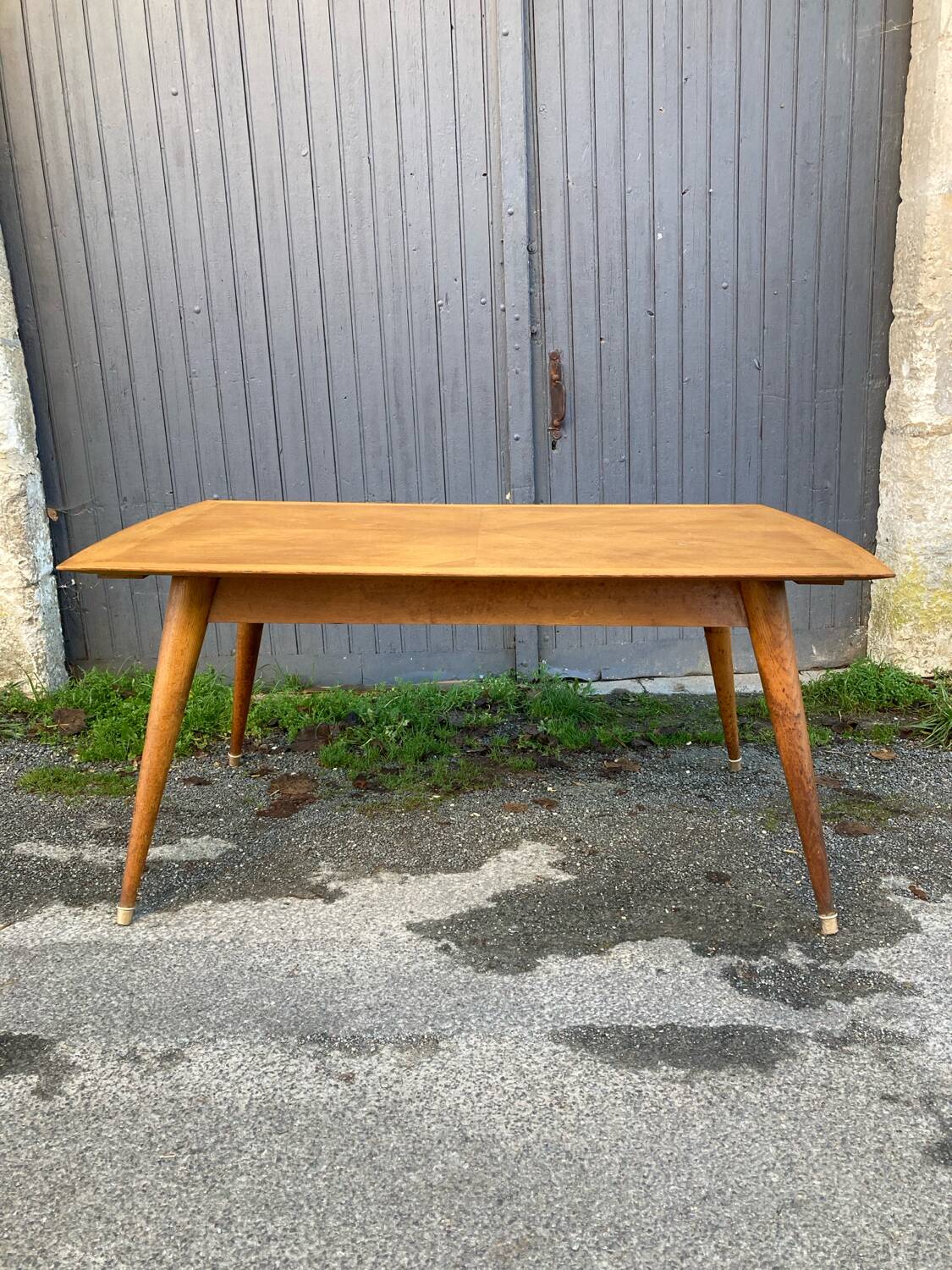 Large vintage Scandinavian style table