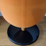 Pierre Guariche armchair "in orange fabric by Meurop Belgium 1960 Vintage