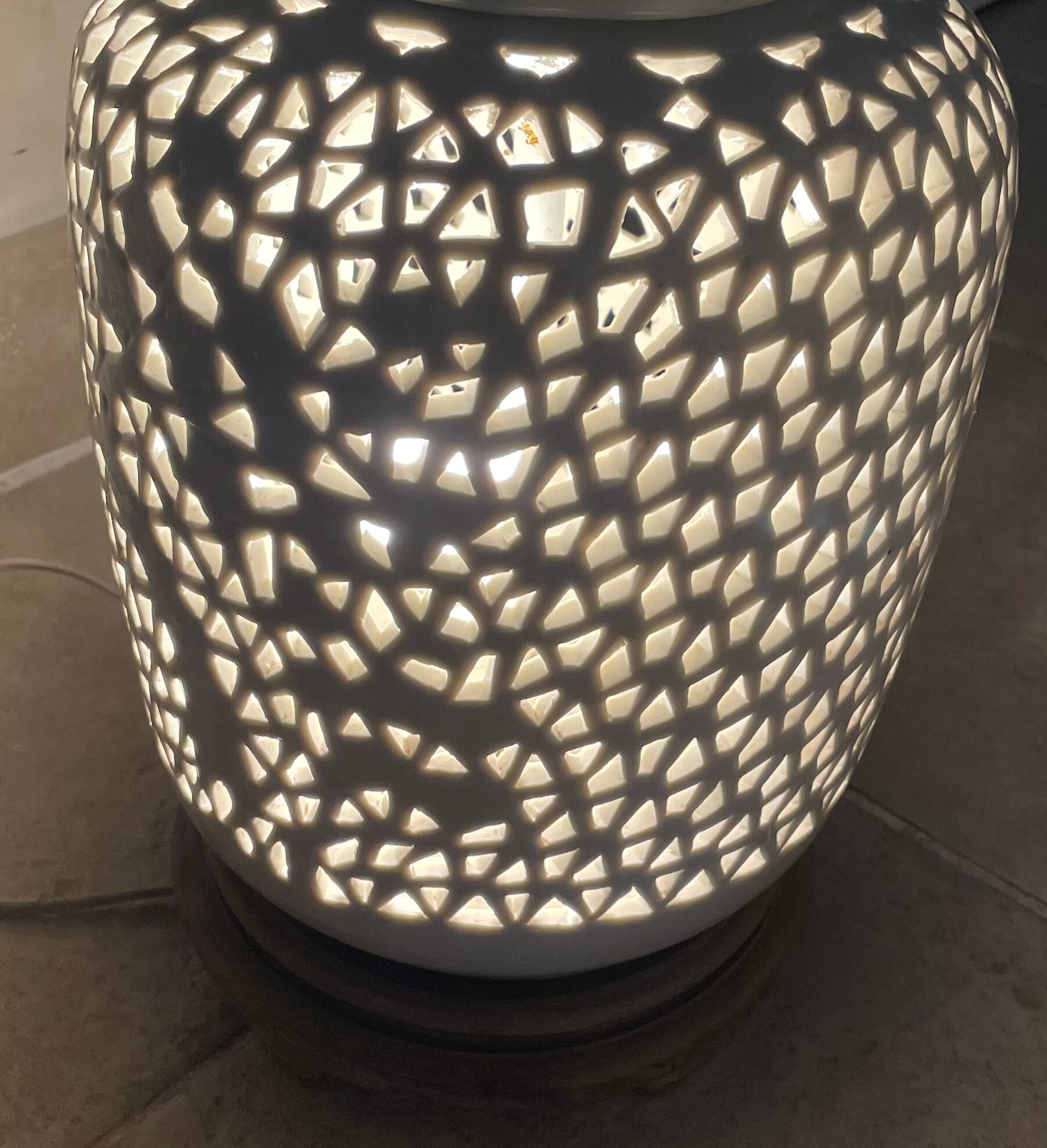 Vintage ceramic lamp