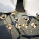 Bronze candlesticks