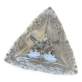 Plat triangle en cristal