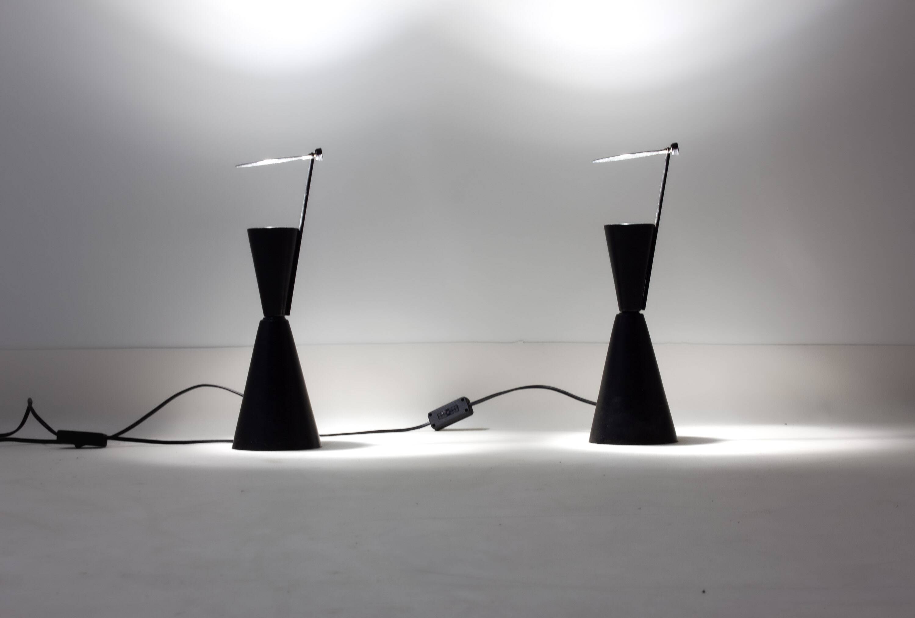 Set of Spanish "Diabolo" lamps, 1980s