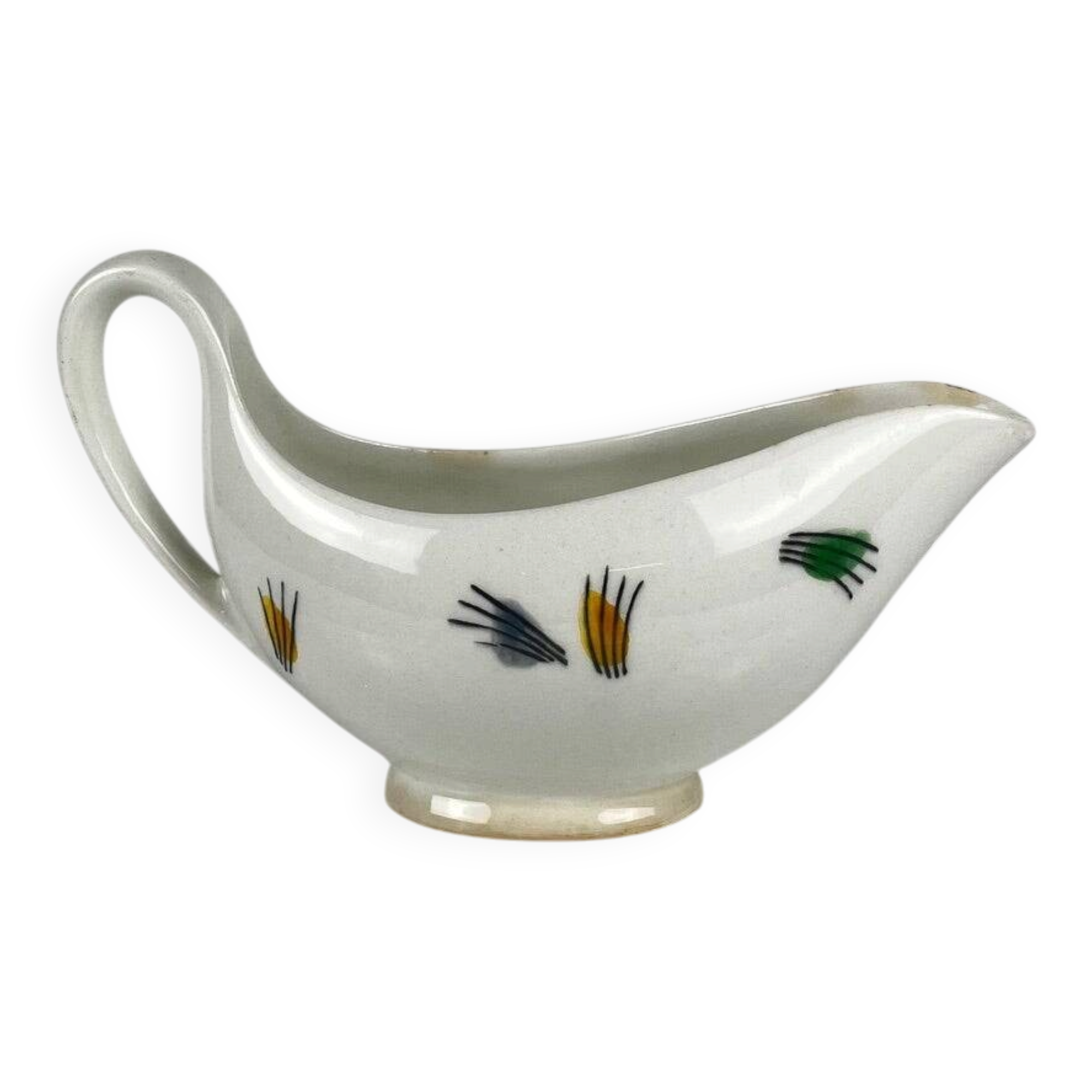 Sauceboat Gien Primefleur Creation, 1960