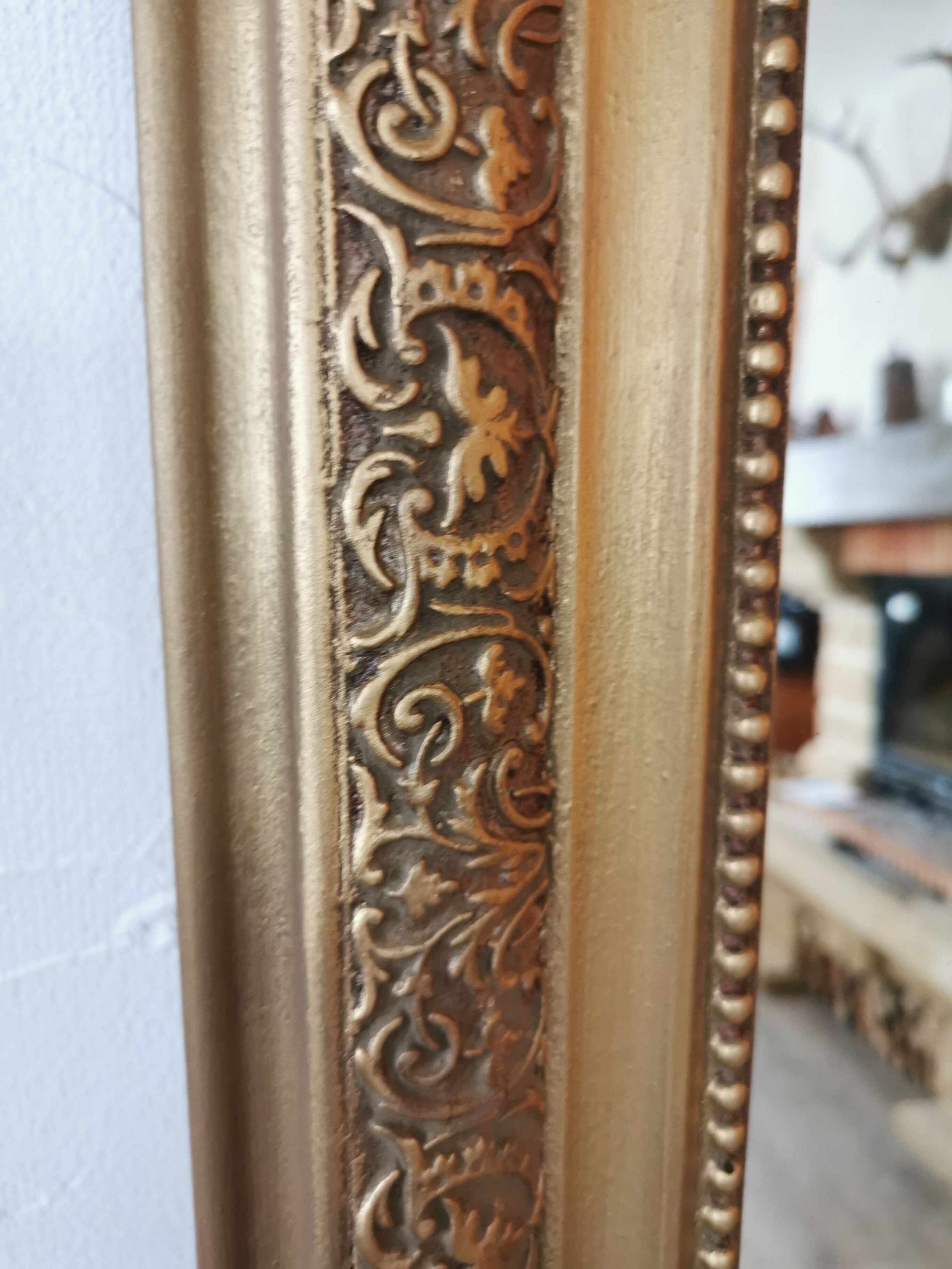 Louis Philippe mirror 151 x 84 cm pediment