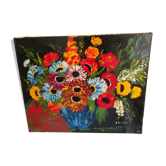 Peinture vintage signé Calvo