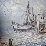 Vintage signed oil painting and unique artwork by Florence Wilkins Furst