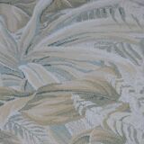 70's Swedish corner sofa with jungle design embroidery