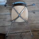 Chaise formica avec pieds à embouts chromés