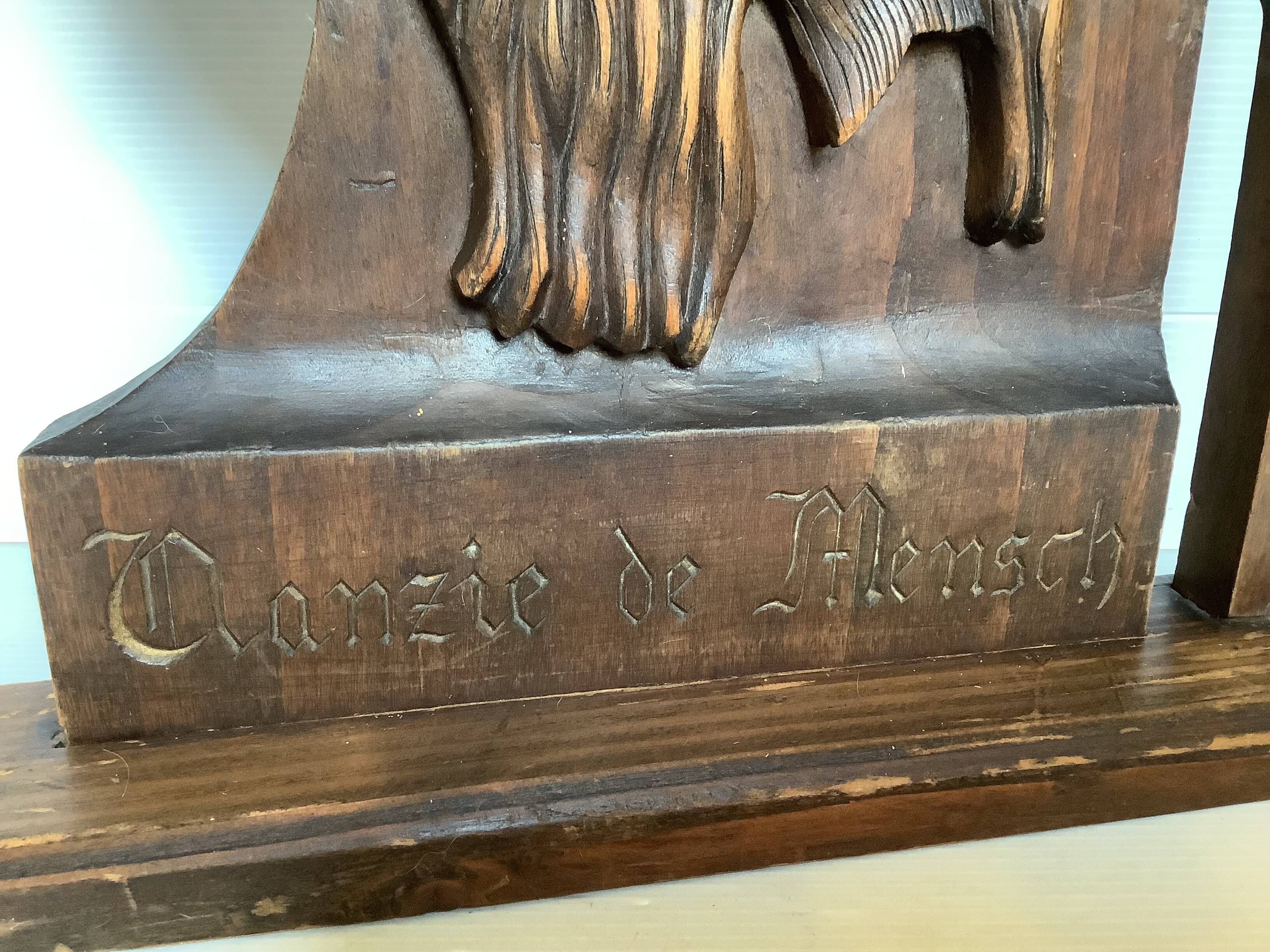 Christ carved 1945
