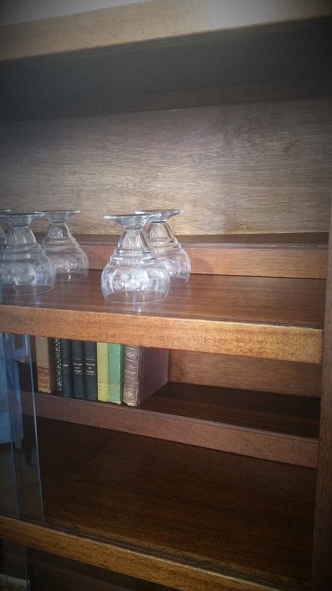 Vintage teak bookcase