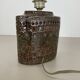 Large 25cm Abstract Ceramic Table Lamp with Pattern attributed to Bitossi, Italy, 1970s