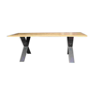Solid wood high table