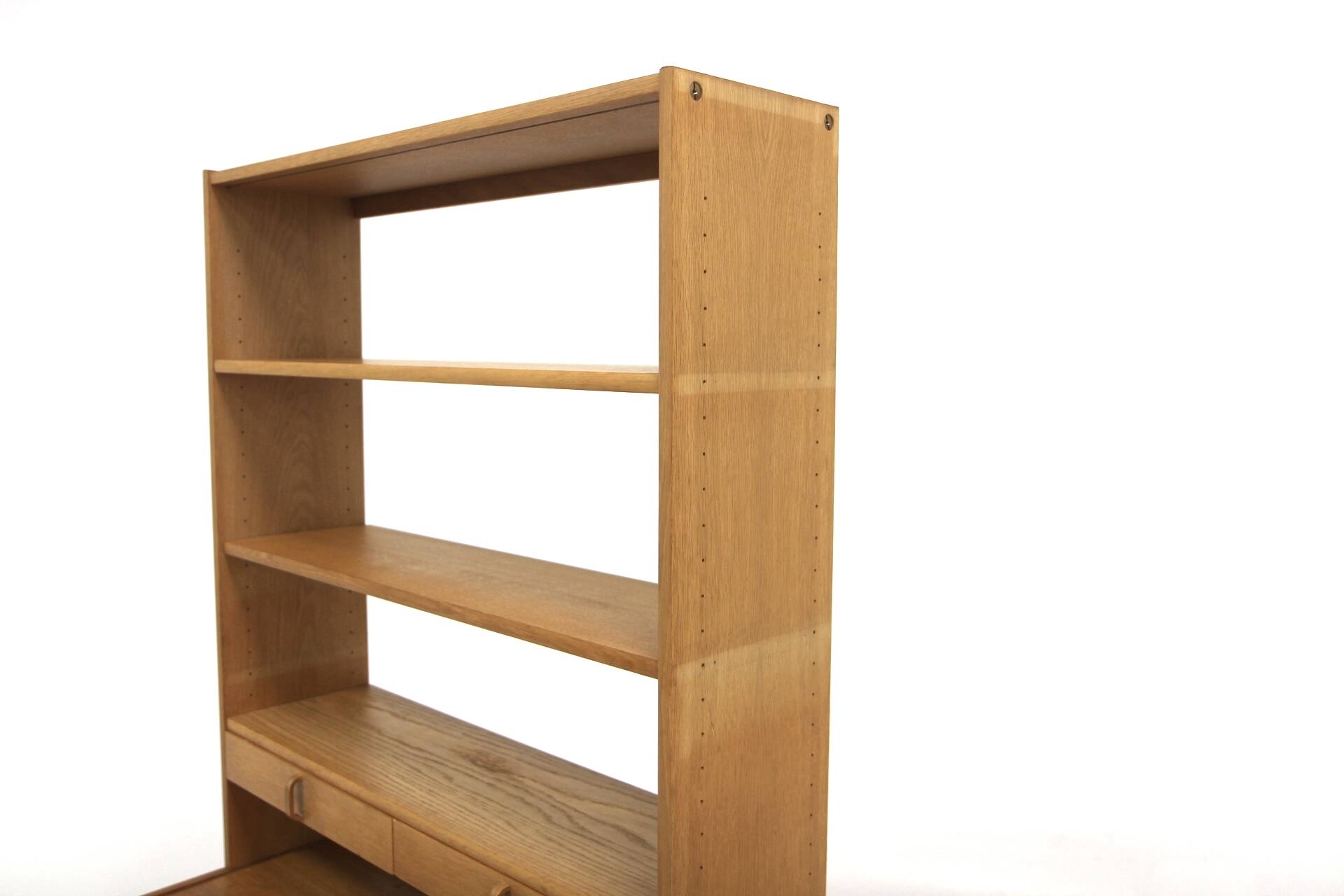 Scandinavian oak bookcase, Bertil Fridhagen, Bodafors, Sweden, 1960
