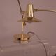 Set of 2 desk or table lamps in brass by Massive Belgium 1980's